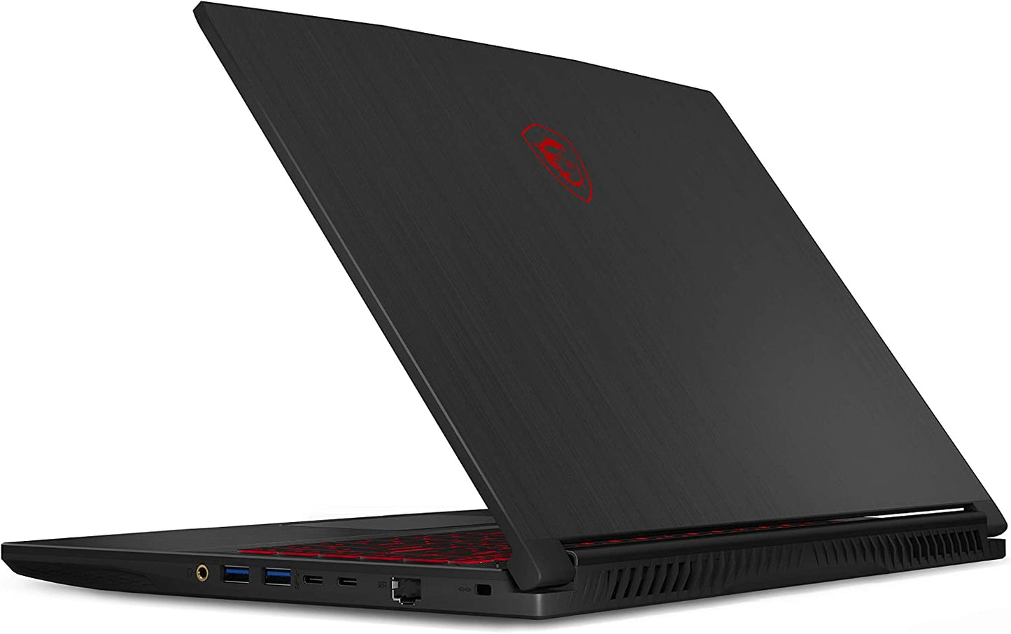 Msi GF65 Gaming Laptop: 15.6" 144Hz FHD 1080P, Intel Core I7-10750H 6 Core, NVIDIA Geforce RTX 3060, 16GB, 512GB Nvme SSD, Wifi 6, Red Keyboard, Win 10, Black (10UE-047)