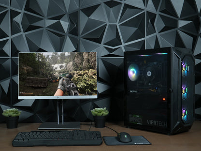 Rebel 4.0 Gaming PC - AMD Ryzen 7 (4.1Ghz), RTX 4060 8GB, 16GB DDR4, 1TB SSD, Desktop, Onyx Black