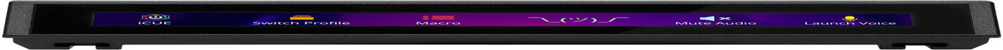Icue Nexus Companion Touch Screen – 5” Diagonal Screen – 6 Programmable Virtual Macro Buttons + K100 RGB Mechanical Gaming Keyboard - Cherry MX Speed RGB Silver Keyswitches