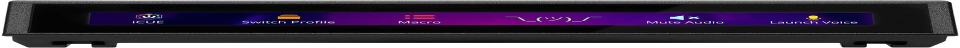 Icue Nexus Companion Touch Screen – 5” Diagonal Screen – 6 Programmable Virtual Macro Buttons + K100 RGB Mechanical Gaming Keyboard - Cherry MX Speed RGB Silver Keyswitches