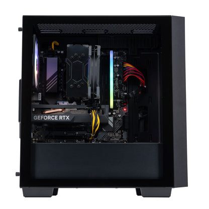 Nitro 60 N60-640-UR21 Gaming Desktop, Intel Core I5-14400F, NVIDIA Geforce RTX 5060 with 8GB GDDR7 VRAM, 16GB RAM, 1TB Pcie 4.0 Nvme SSD, Black