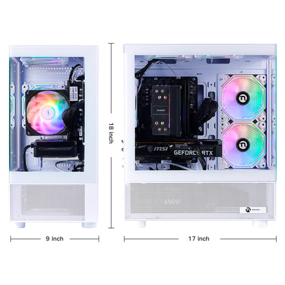 Lumishore Gaming PC AMD Ryzen 5 5500 Geforce GTX 1660 Super 16 GB RAM 1TB SSD Windows 11 PC Gaming