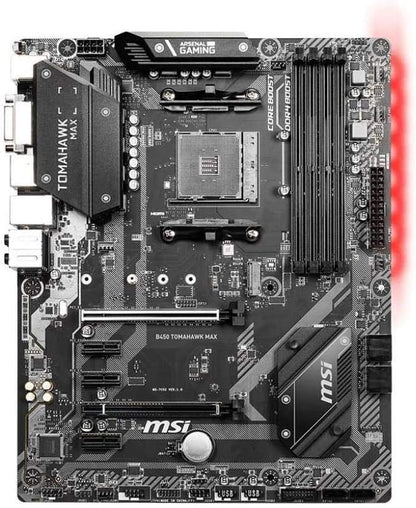 MSI Arsenal Gaming AMD Ryzen 2ND and 3Rd Gen AM4 M.2 USB 3 DDR4 DVI HDMI Crossfire ATX Motherboard (B450 Tomahawk MAX II)