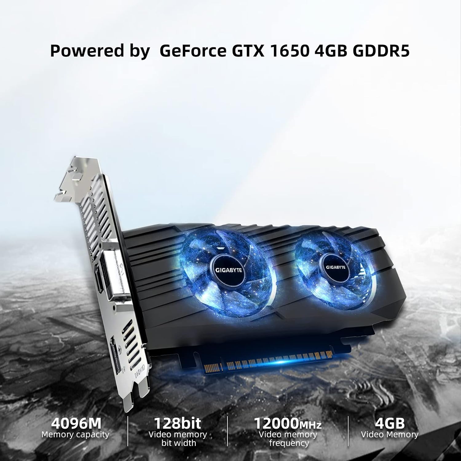 Mini Gaming PC Geforce GTX 1650, Small Desktop PC Windows 10 Pro Core I5-9400F 64GB DDR4 512GB SSD, Micro Computer RJ45 LAN, DP+2*HDMI+DVI, Wifi2.4G+5.0G, BT, 4Xusb 3.0, 2*SATA3.0
