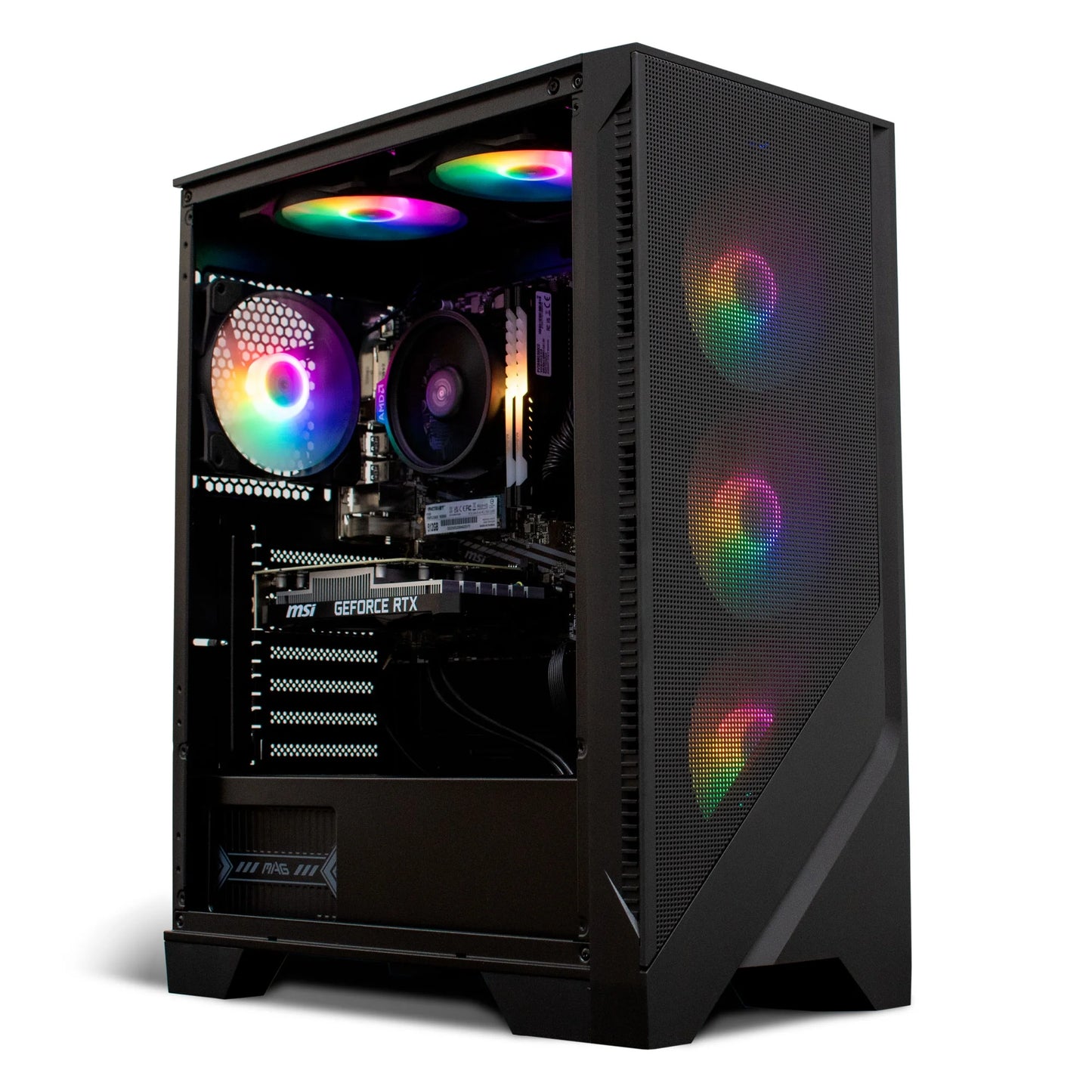 Tomcat Desktop PC, Ryzen 5 5500, RTX 3050, 16GB RAM, 512GB SSD, W11, Wi-Fi