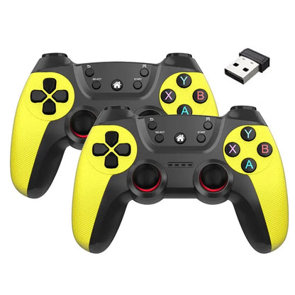 NEW Wireless Doubles Game Controller for Linux Video Game for Game Box Game Stick PC Smart TV Box 2.4G Gamepad Joystick