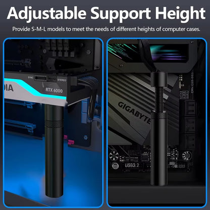 Graphics Card GPU Support Bracket Video Card Sag Holder Bracket GPU Holder anti Sag Stand