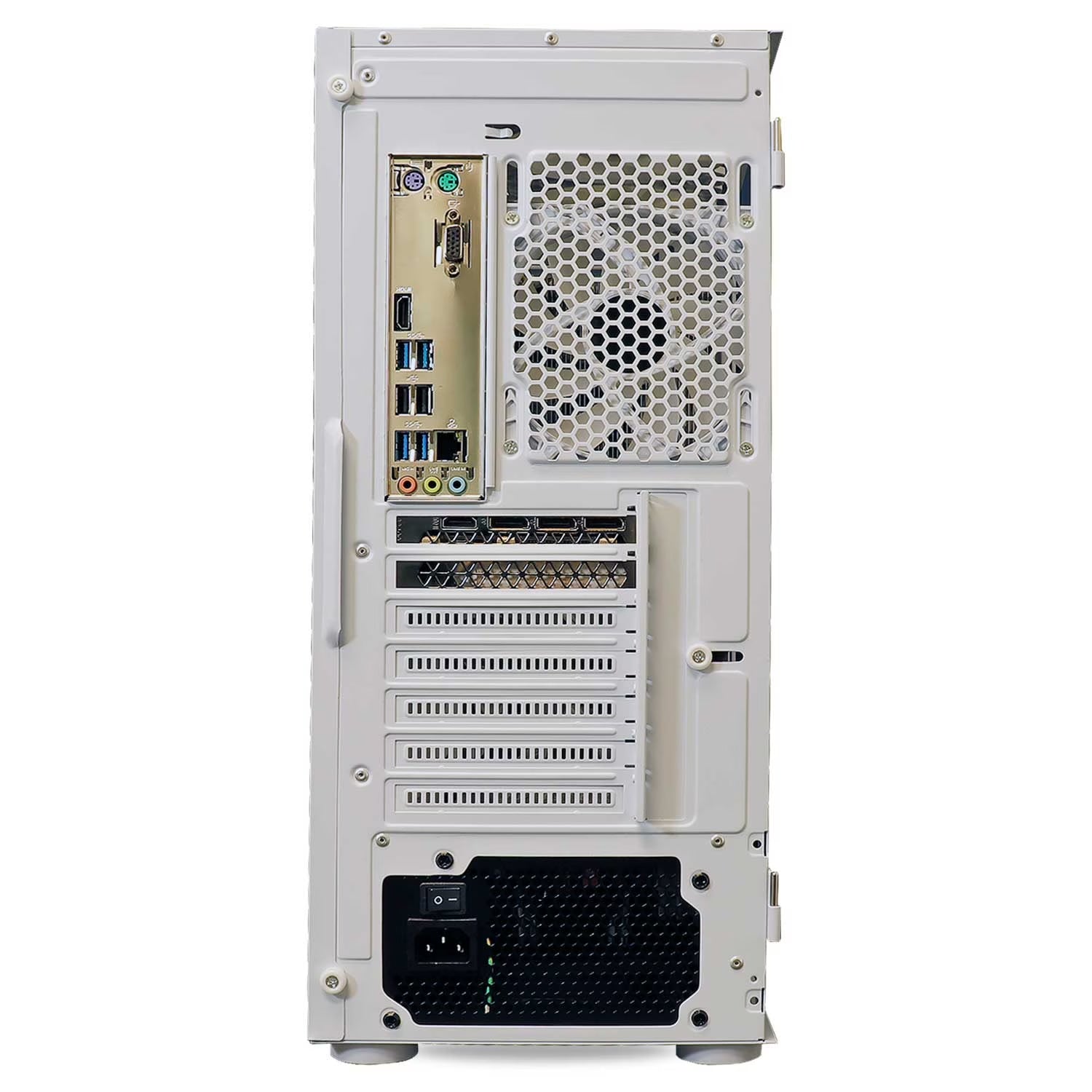 Rebel 4.0 Gaming PC - AMD Ryzen 7 (4.1Ghz), RTX 4060 8GB, 16GB DDR4, 1TB SSD, Arctic White