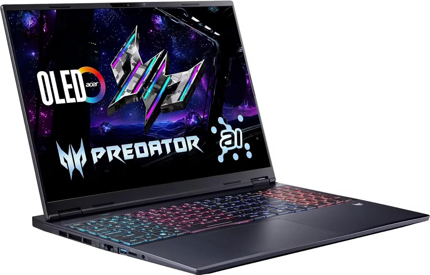 Acer Predator Helios Neo 16S Gaming Laptop Computer - 16" 2.5K WQXGA 240Hz, Intel Ultra 9 275Hx(Up to 5.4Ghz), NVIDIA RTX 5070Ti 12GB GDDR7, RGB KB, Win 11 Pro, W/Accessories(32 GB RAM, 2 TB SSD)