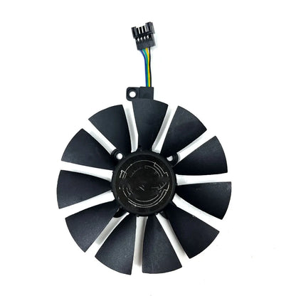 1SET 6PIN ROG-STRIX-RX580-O8G-GAMING GPU Fan，For ASUS ROG-STRIX-RX 590、RX 580、RX 480、RX VEGA64、RX VEGA56 Video Card Cooling Fan