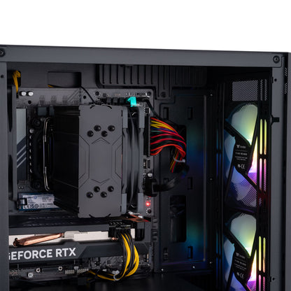 Nitro 60 N60-640-UR21 Gaming Desktop, Intel Core I5-14400F, NVIDIA Geforce RTX 5060 with 8GB GDDR7 VRAM, 16GB RAM, 1TB Pcie 4.0 Nvme SSD, Black