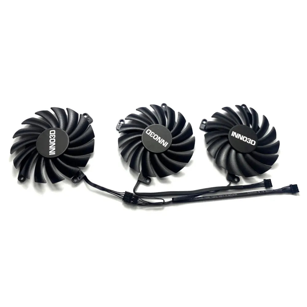 NEW 4PIN CF-12910S RTX 3070 TI X3 GPU Fan，For INN03D Geforce RTX 3070 TI、RTX 3080、RTX 3080 TI X3 OC Graphics Card Cooling Fan