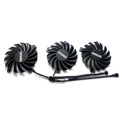 NEW 4PIN CF-12910S RTX 3070 TI X3 GPU Fan，For INN03D Geforce RTX 3070 TI、RTX 3080、RTX 3080 TI X3 OC Graphics Card Cooling Fan