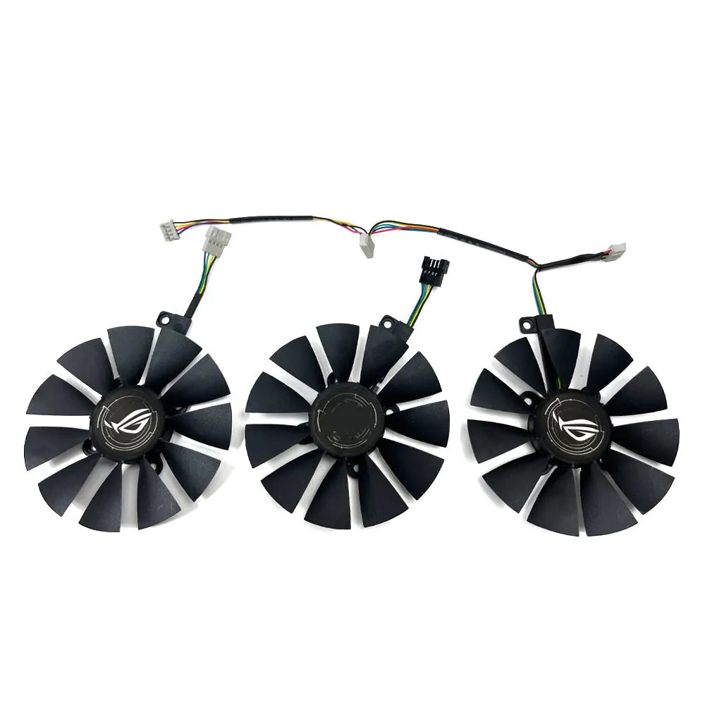1SET 6PIN ROG-STRIX-RX580-O8G-GAMING GPU Fan，For ASUS ROG-STRIX-RX 590、RX 580、RX 480、RX VEGA64、RX VEGA56 Video Card Cooling Fan