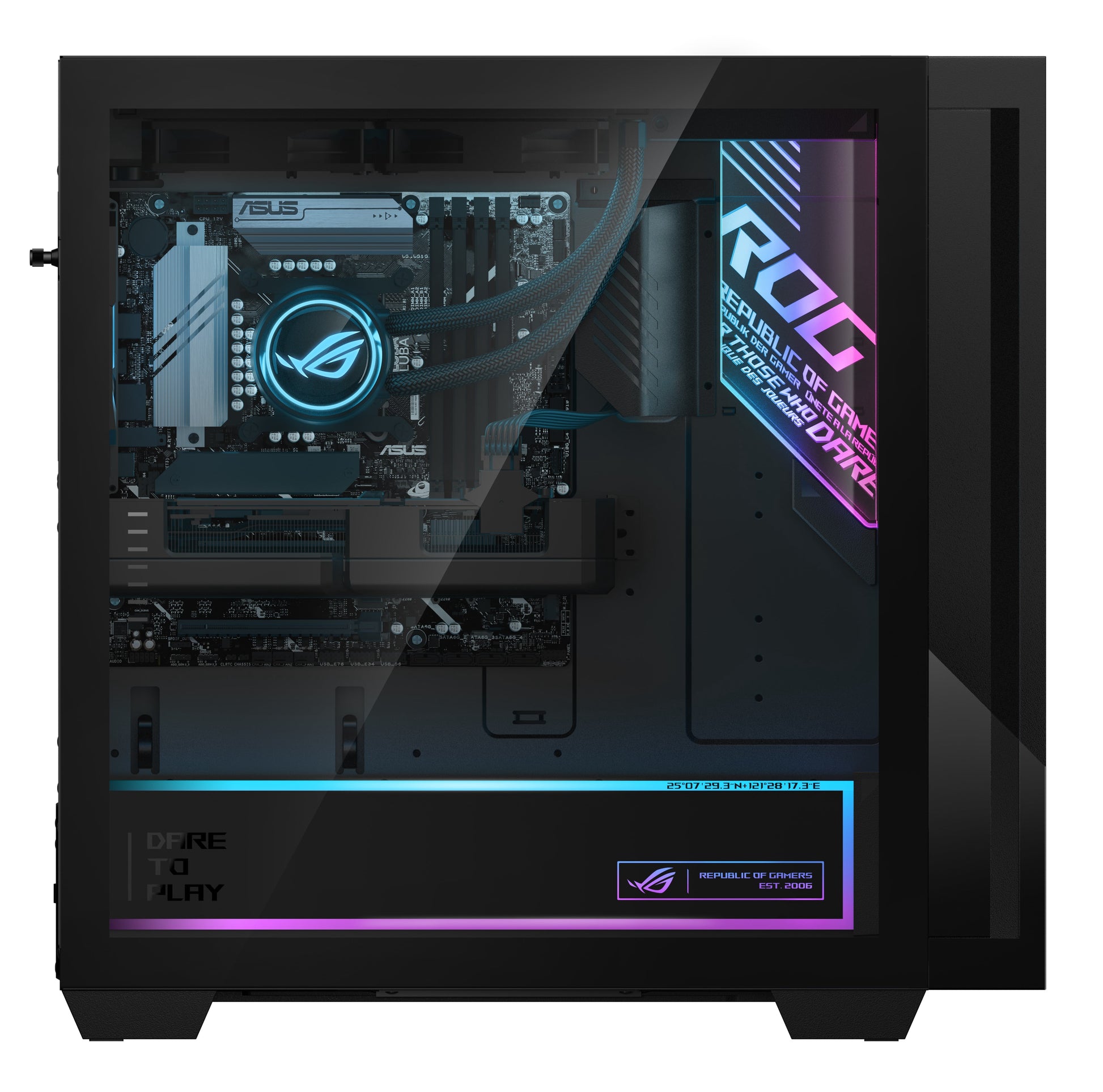 ROG G700 (2025) Gaming Desktop PC, Intel® Core™ Ultra 7 265F, NVIDIA® Geforce RTX™ 5070, 1TB SSD, 32GB RAM, Windows 11 Pro, G700TF-XS776