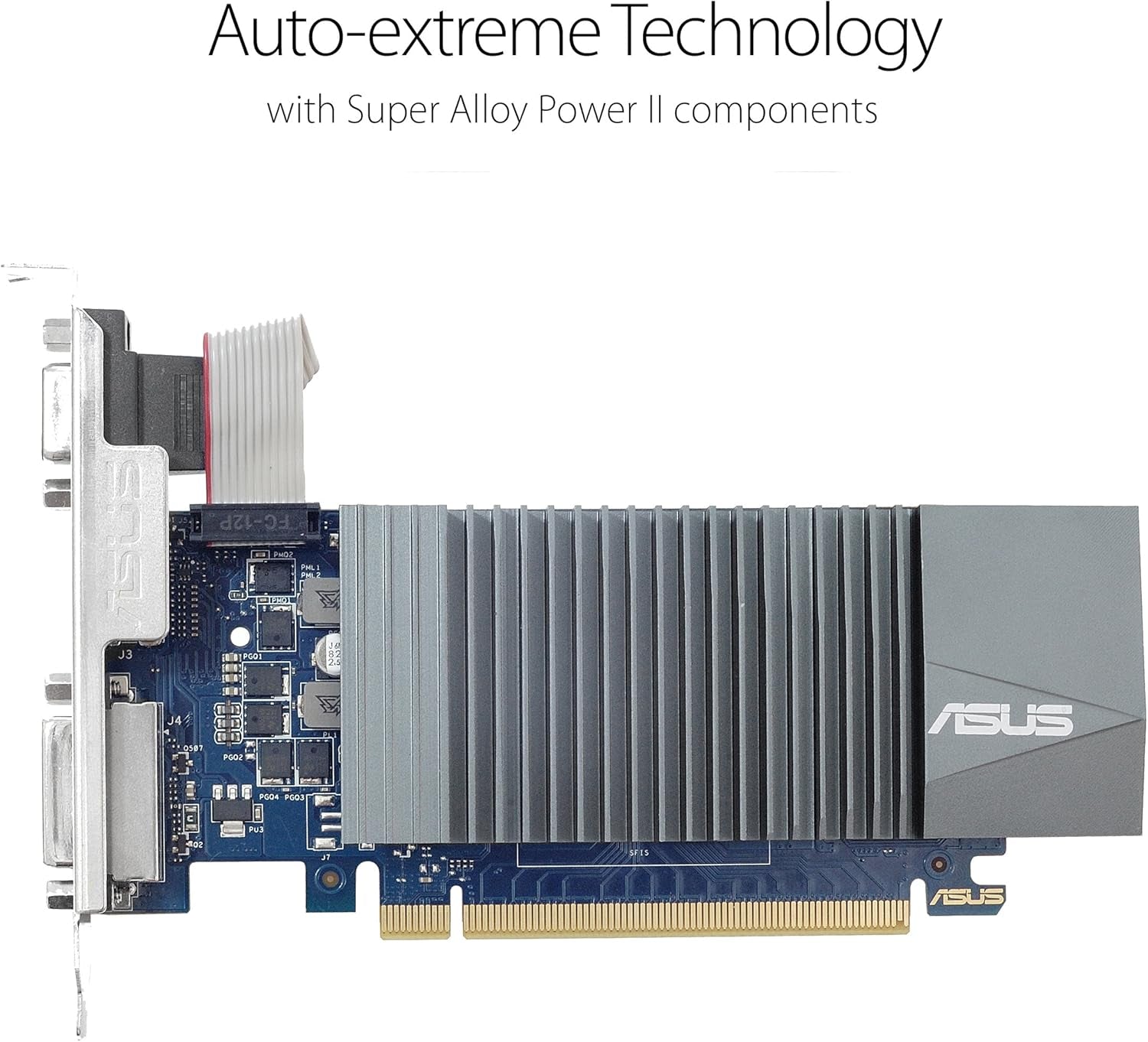 ASUS Geforce GT 710 1GB GDDR5 HDMI VGA DVI Graphics Card (GT710-SL-1GD5-BRK), 3 Year Warranty