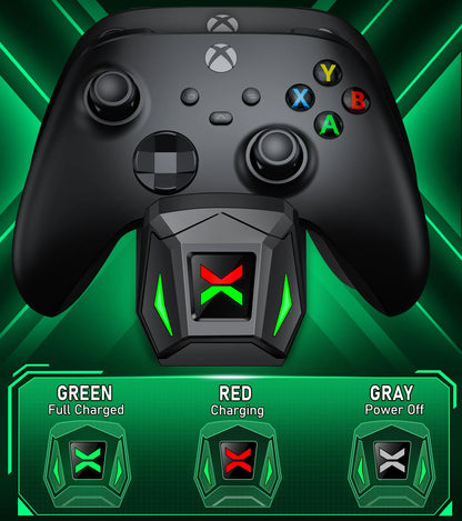 Xbox Controller Charging Station with Dual 2550mAh Battery Packs for Series X/S and One X/S/Elite