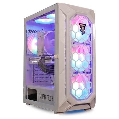 Rebel 4.0 Gaming PC - AMD Ryzen 7 (4.1Ghz), RTX 4060 8GB, 16GB DDR4, 1TB SSD, Arctic White