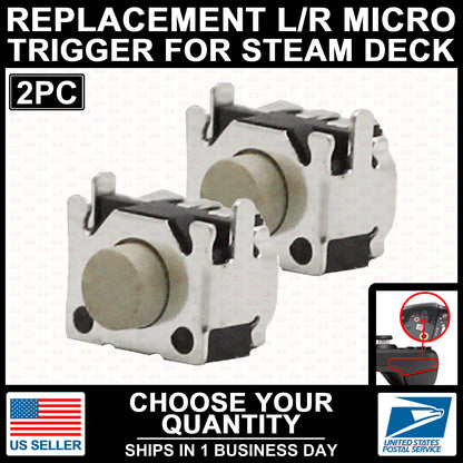 New for Valve Steam Deck 1010 Left/Right Bumper Shoulder Trigger Button L1/R1