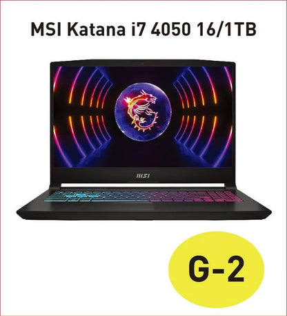 Katana 15.6 Inch 144Hz Gaming Laptop Intel Core I7-13620H NVIDIA Geforce RTX 4050 16GB DDR5 1TB SSD Black (2024)