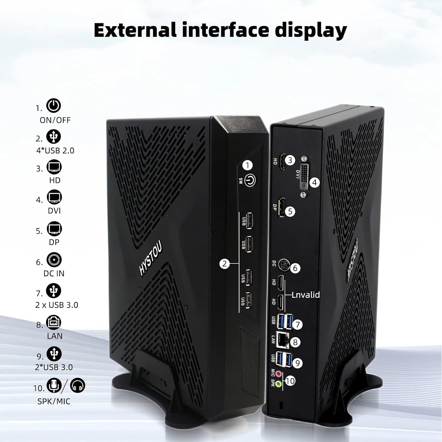 Mini Gaming PC Geforce GTX 1650, Small Desktop PC Windows 10 Pro Core I5-9400F 64GB DDR4 512GB SSD, Micro Computer RJ45 LAN, DP+2*HDMI+DVI, Wifi2.4G+5.0G, BT, 4Xusb 3.0, 2*SATA3.0