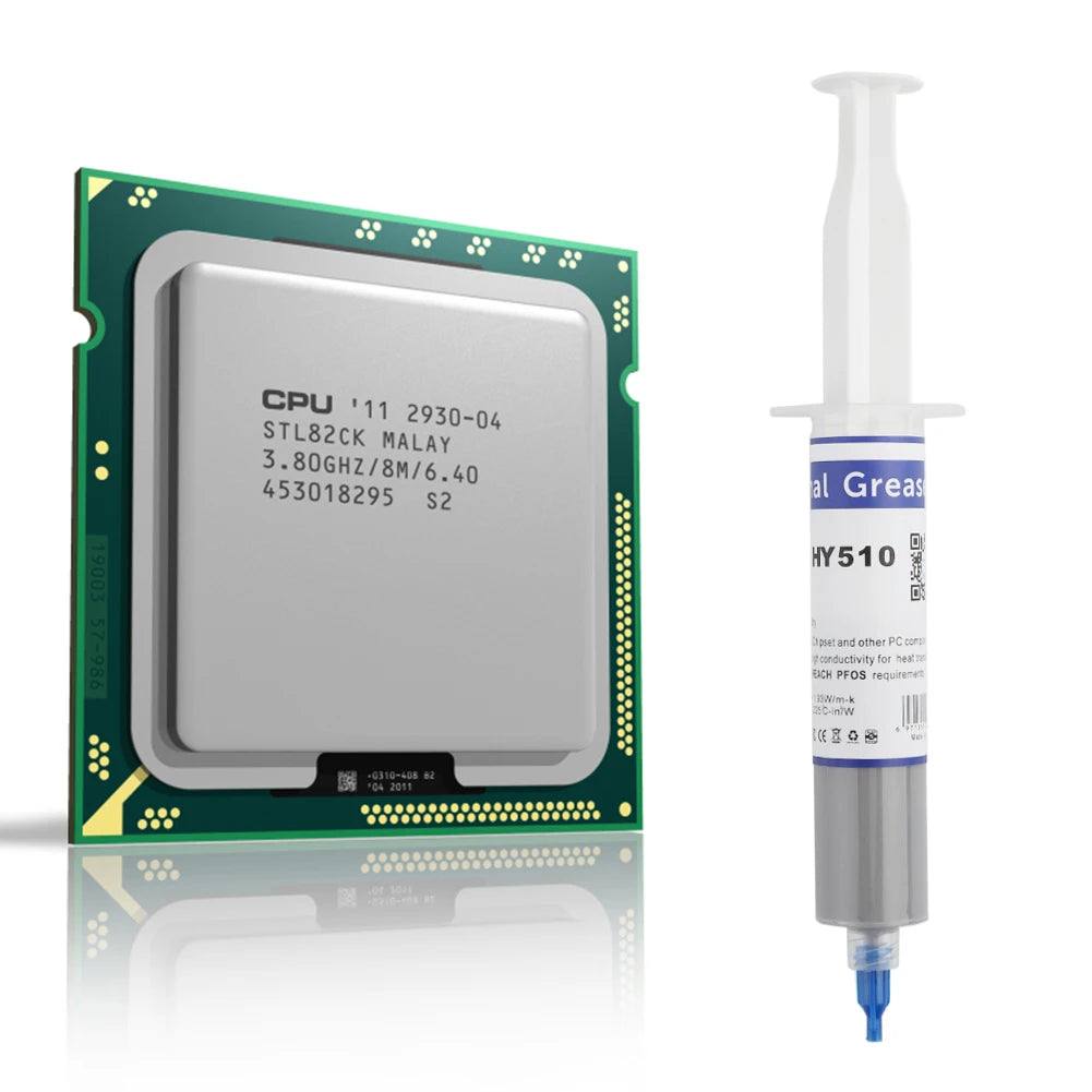 Thermal Paste for GPU CPU HY510 Thermal Conductive Compound Silicone Grease Paste for GPU CPU Chipset Cooling Grey CPU Cooler